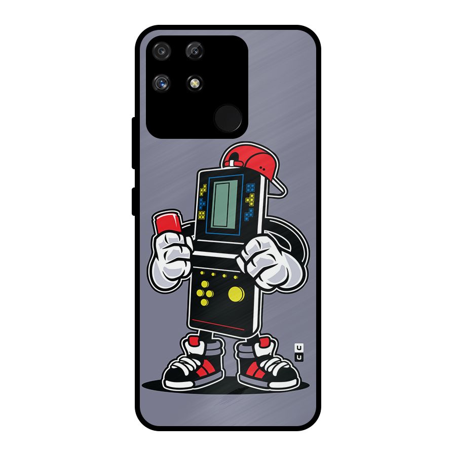 Retro Boy Metal Back Case for Realme Narzo 50A