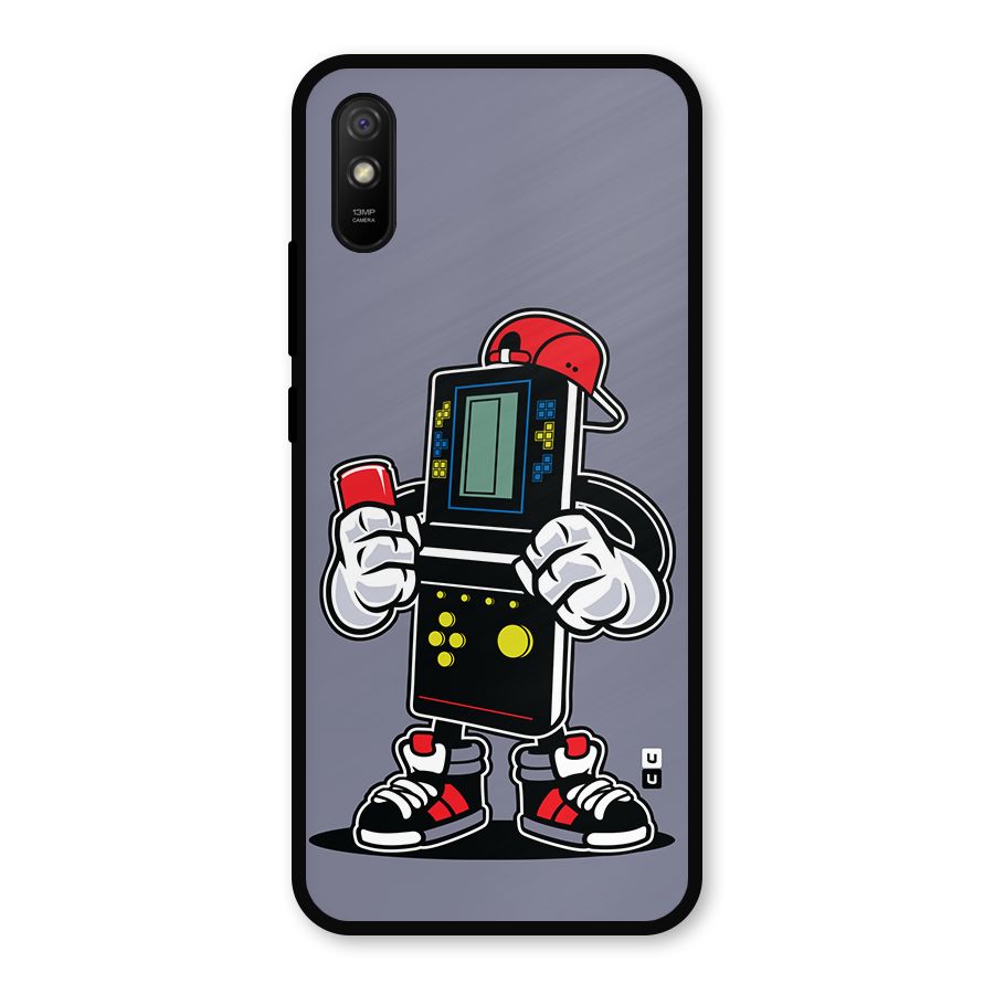 Retro Boy Metal Back Case for Redmi 9i
