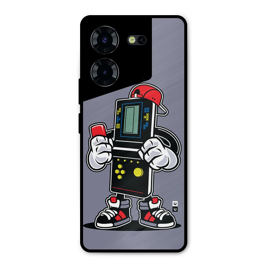 Retro Boy Metal Back Case for Tecno Pova 5 Pro 5G