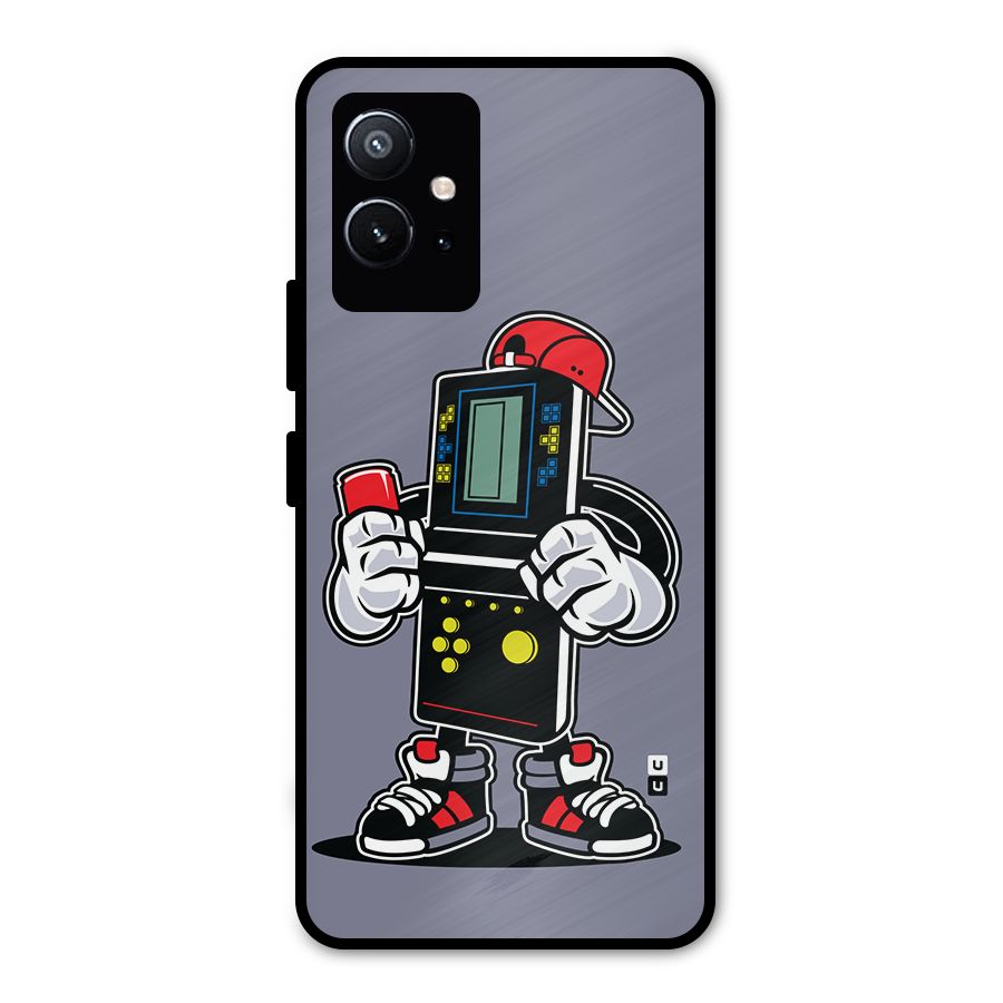 Retro Boy Metal Back Case for Vivo T1 5G
