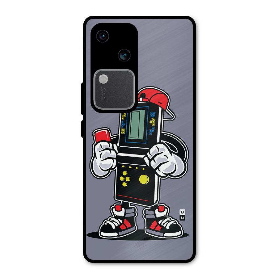 Retro Boy Metal Back Case for Vivo V30 Pro