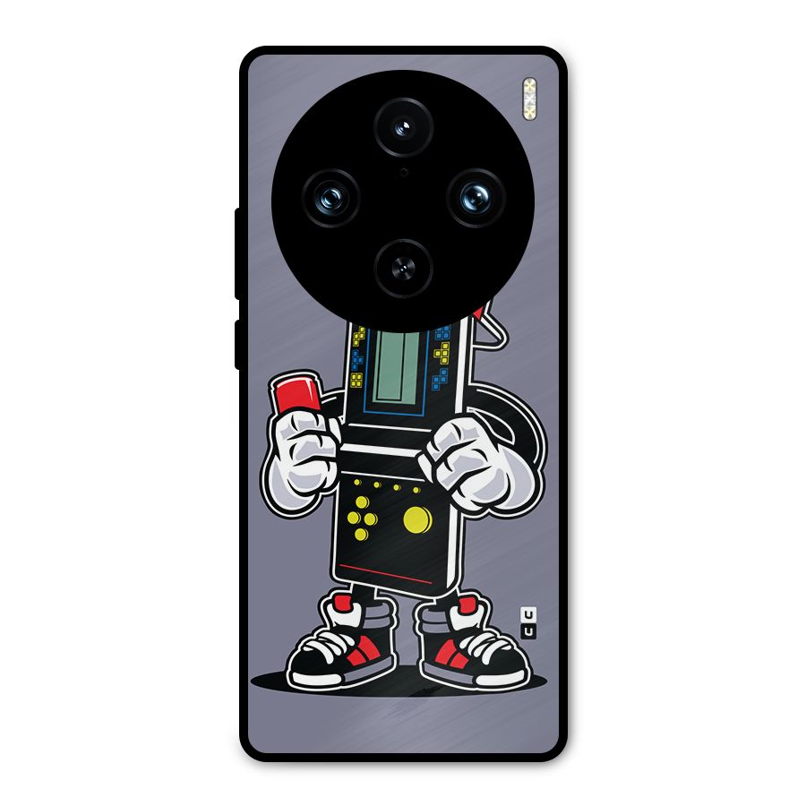Retro Boy Metal Back Case for Vivo X100 Pro