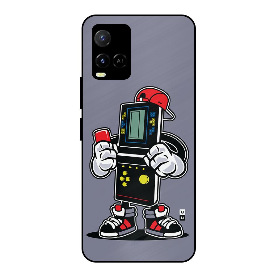 Retro Boy Metal Back Case for Vivo Y33s