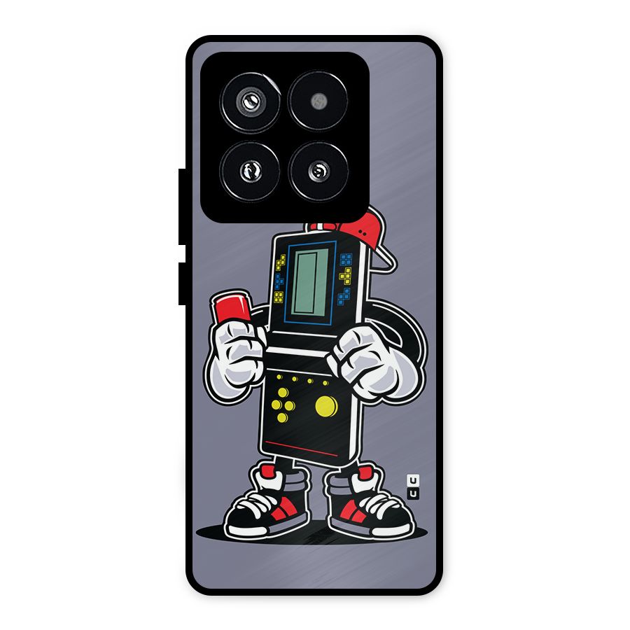Retro Boy Metal Back Case for Xiaomi 14 Pro