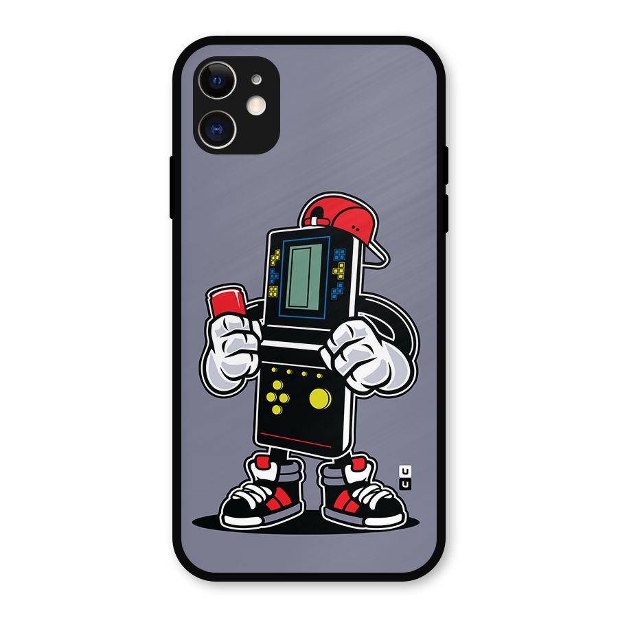 Retro Boy Metal Back Case for iPhone 11
