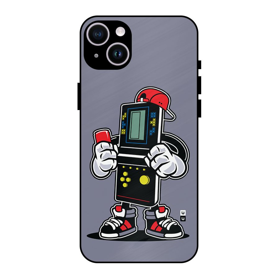 Retro Boy Metal Back Case for iPhone 14 Plus