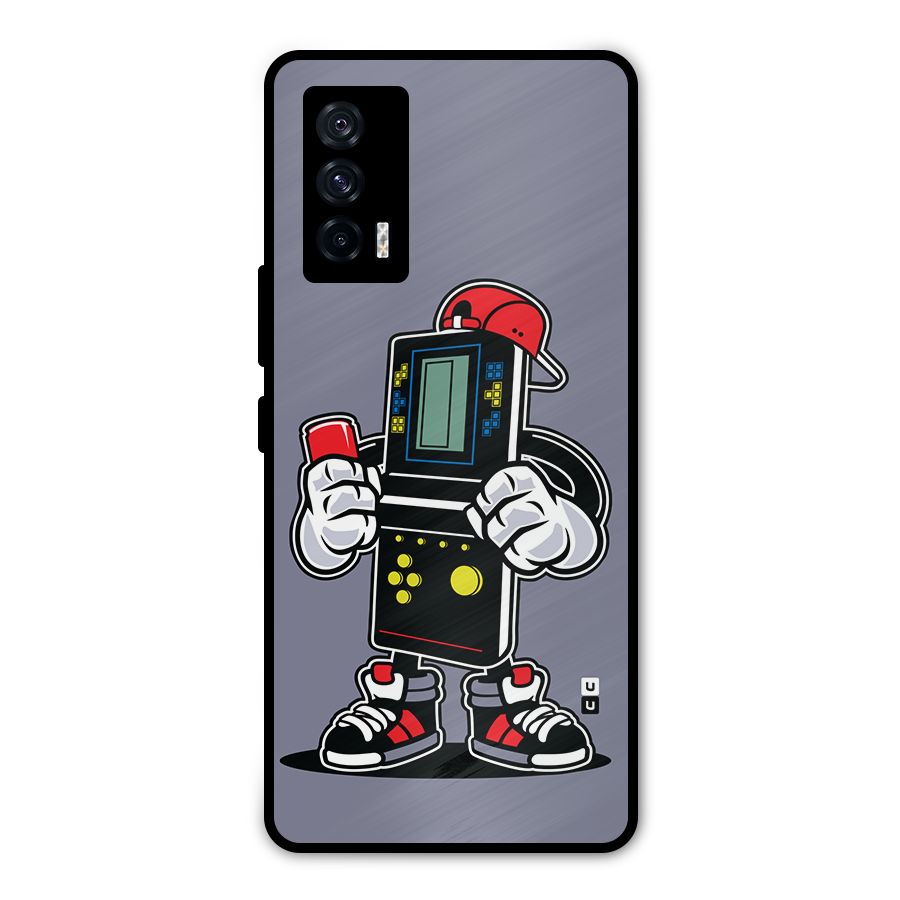 Retro Boy Metal Back Case for iQOO 7 5G