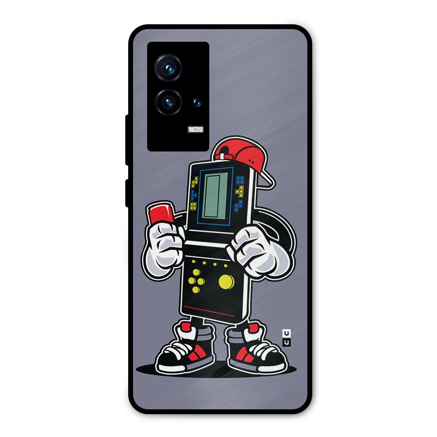 Retro Boy Metal Back Case for iQOO 9 5G