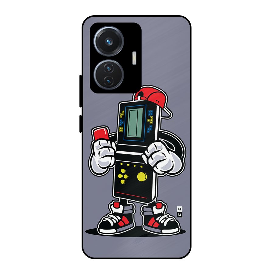 Retro Boy Metal Back Case for iQOO Z6 44W