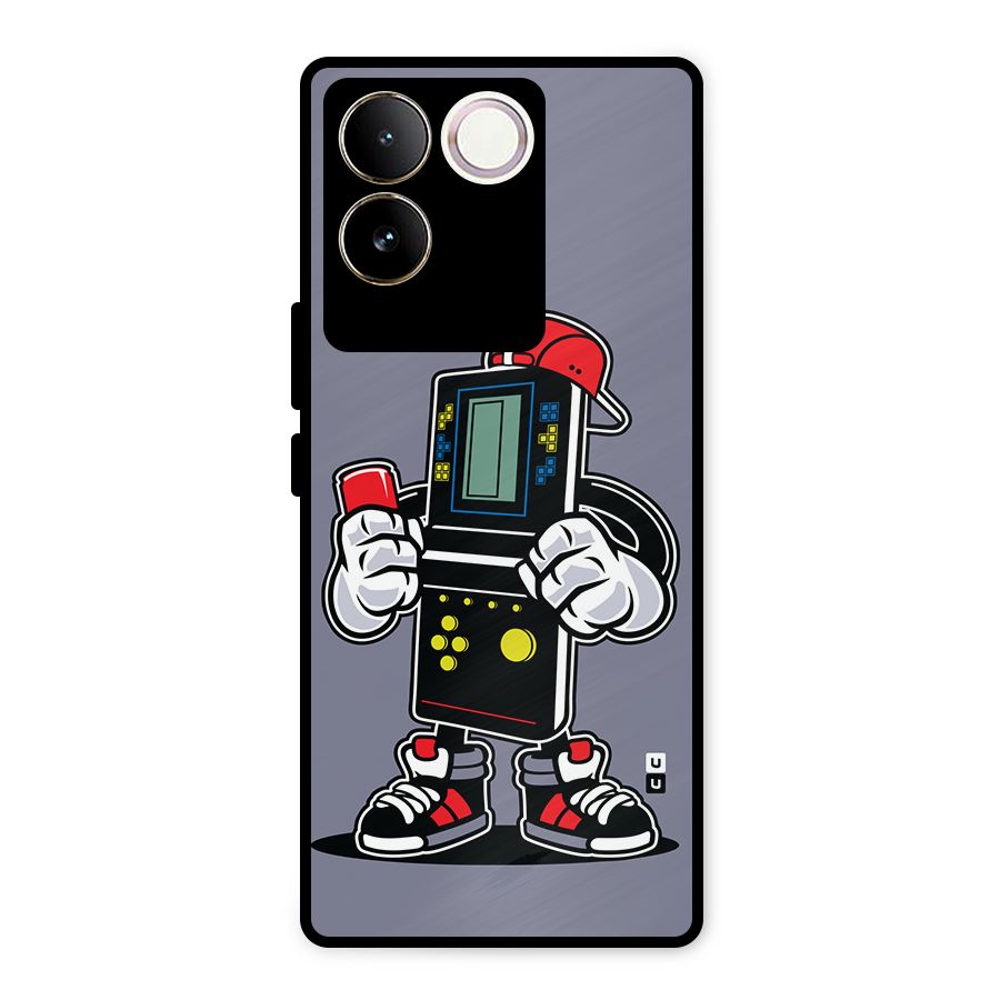 Retro Boy Metal Back Case for iQOO Z7 Pro
