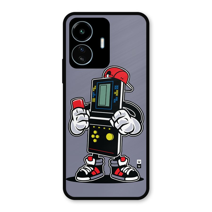 Retro Boy Metal Back Case for vivo iQOO Z6 Lite 5G