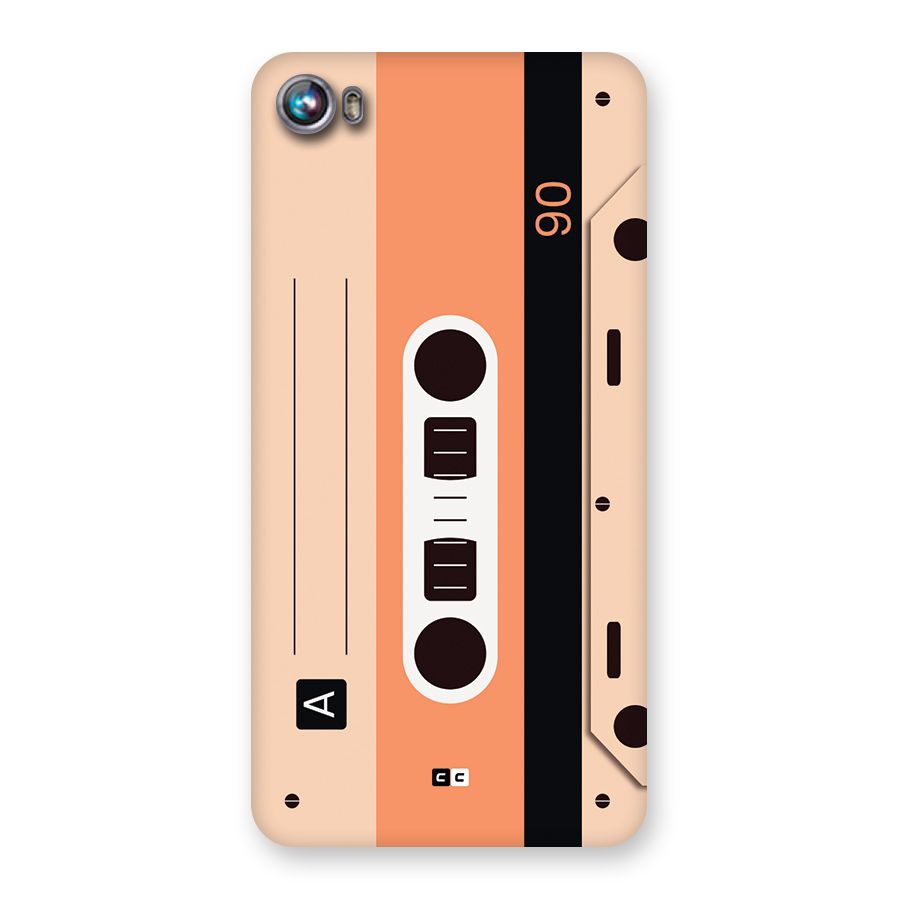 Retro Cassete Back Case for Canvas Fire 4 (A107)