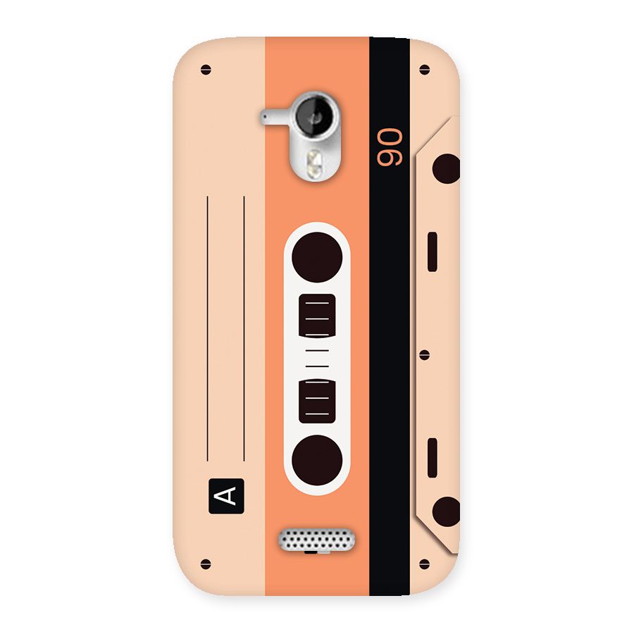 Retro Cassete Back Case for Canvas HD A116