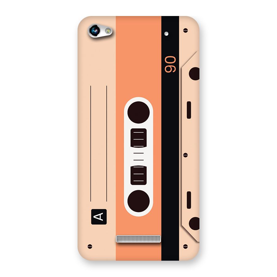 Retro Cassete Back Case for Canvas Hue 2 A316