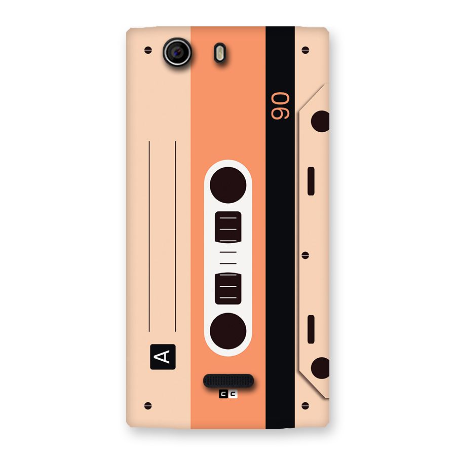 Retro Cassete Back Case for Canvas Nitro 2 E311