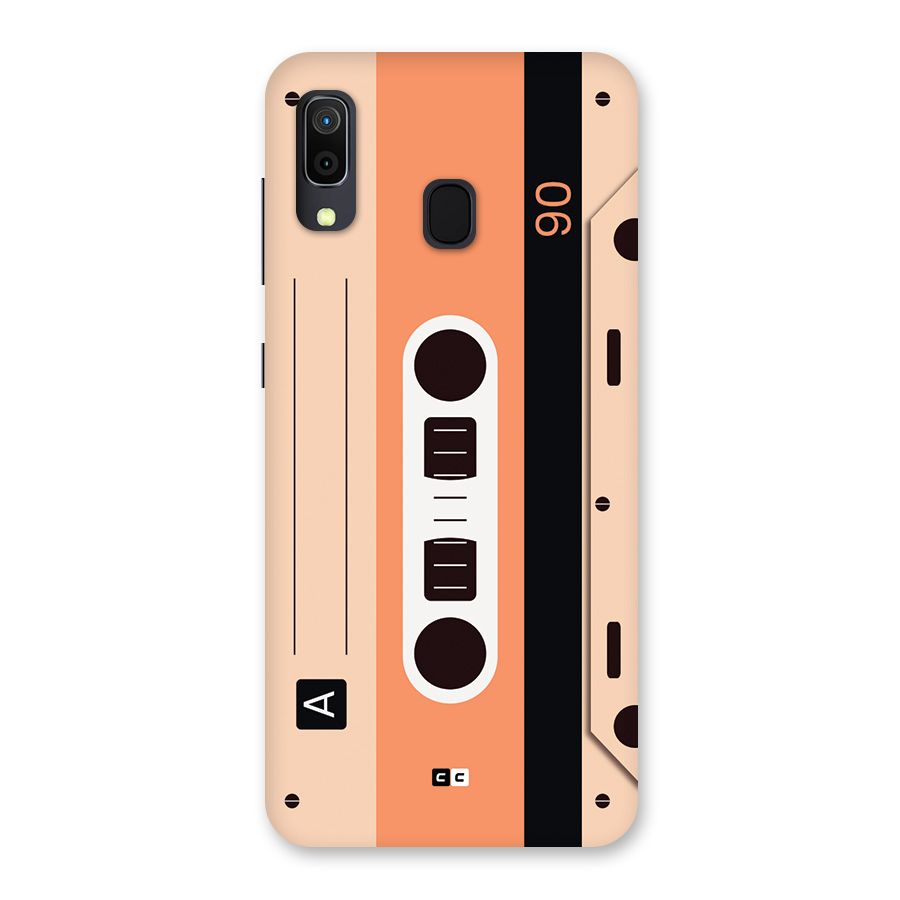 Retro Cassete Back Case for Galaxy A20
