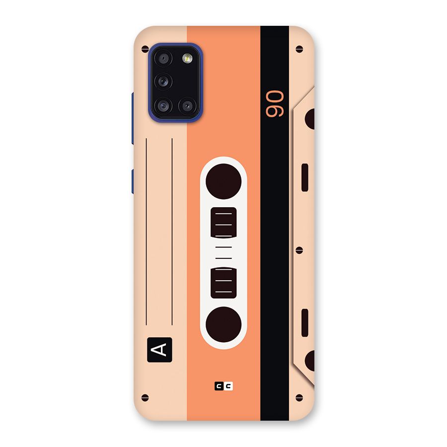 Retro Cassete Back Case for Galaxy A31