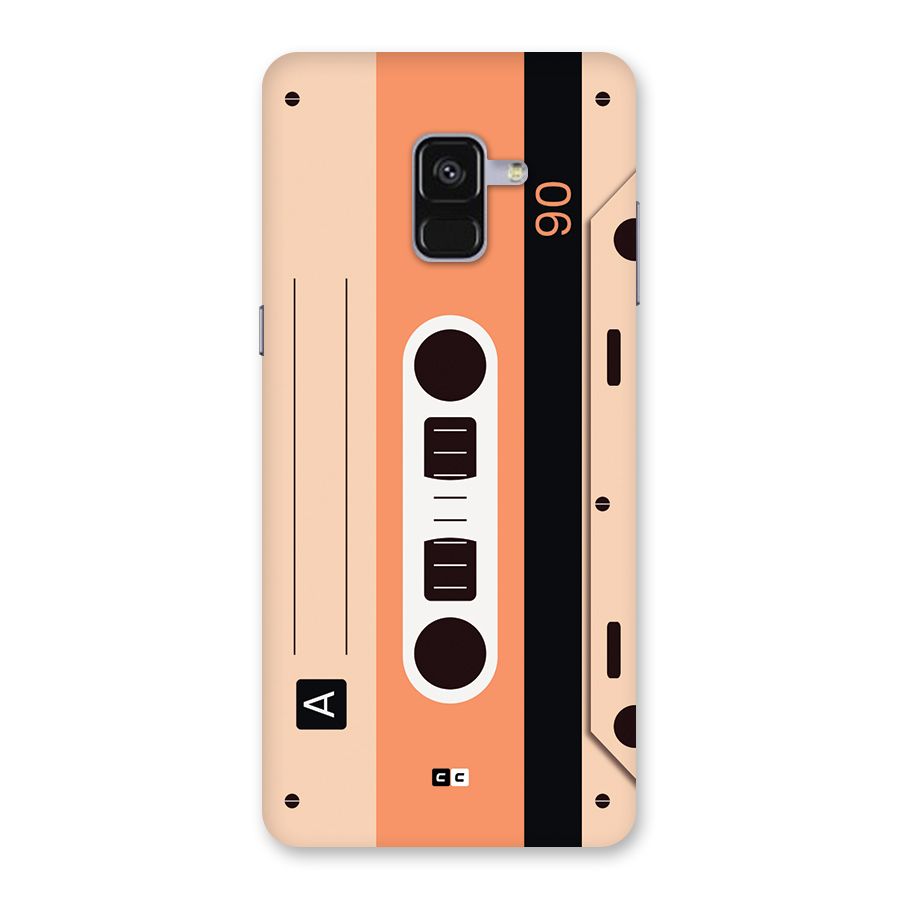 Retro Cassete Back Case for Galaxy A8 Plus