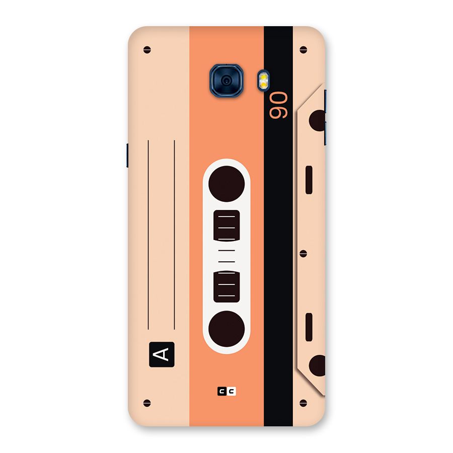 Retro Cassete Back Case for Galaxy C7 Pro