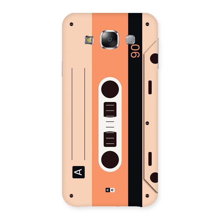 Retro Cassete Back Case for Galaxy E5