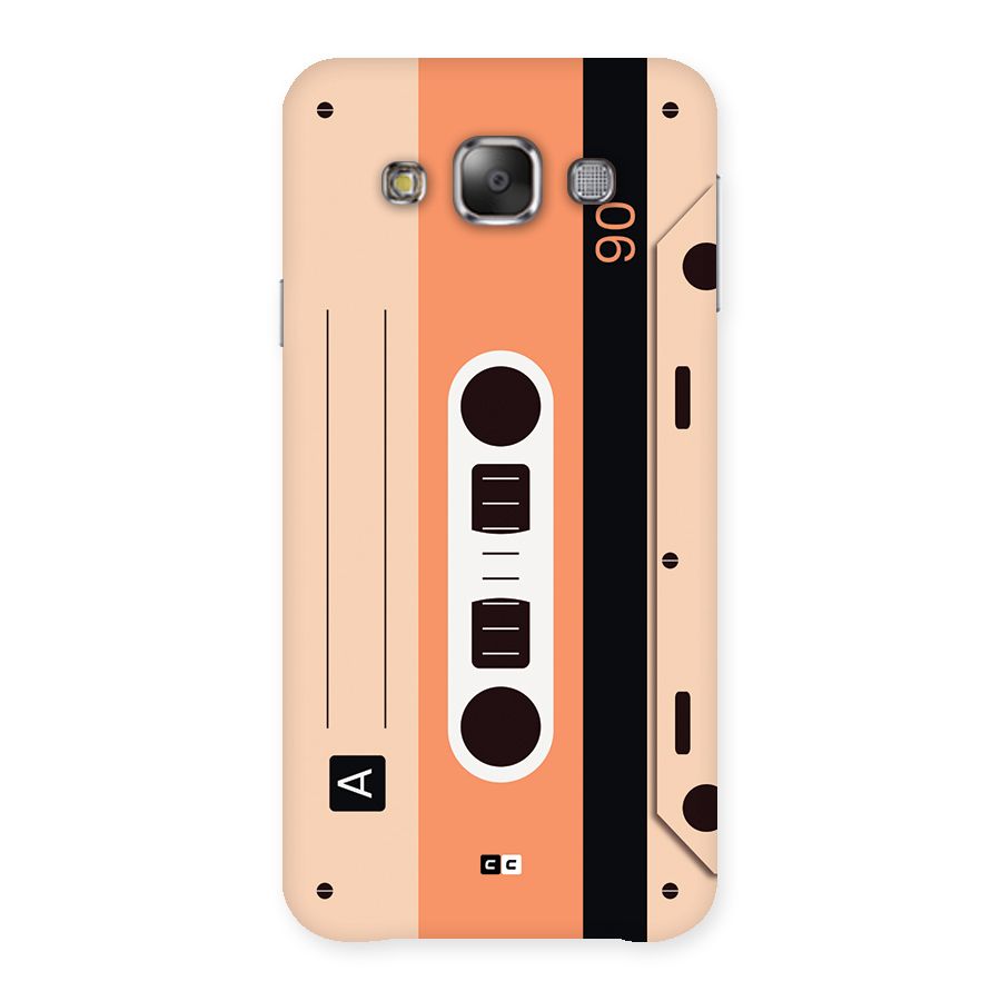 Retro Cassete Back Case for Galaxy E7