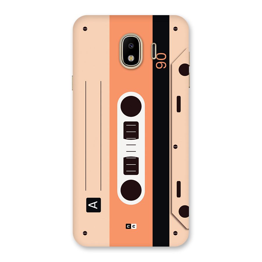 Retro Cassete Back Case for Galaxy J4