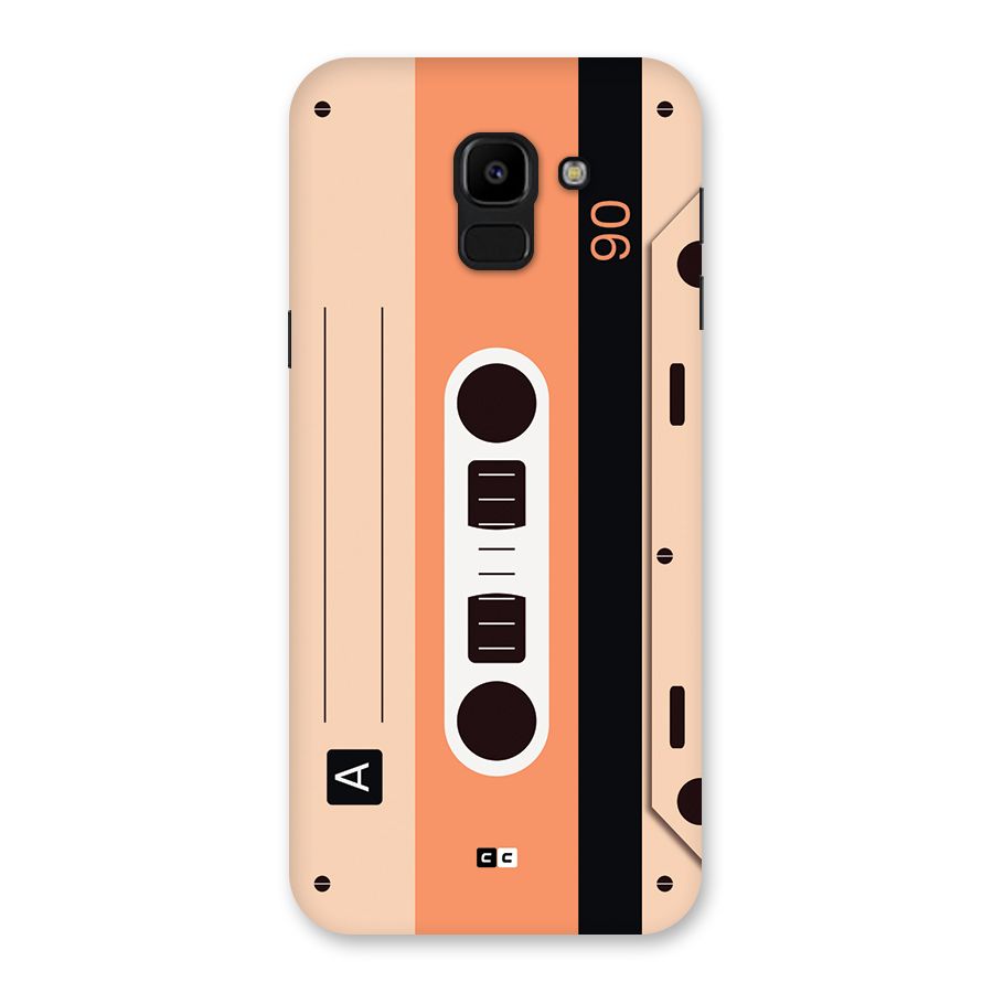 Retro Cassete Back Case for Galaxy J6