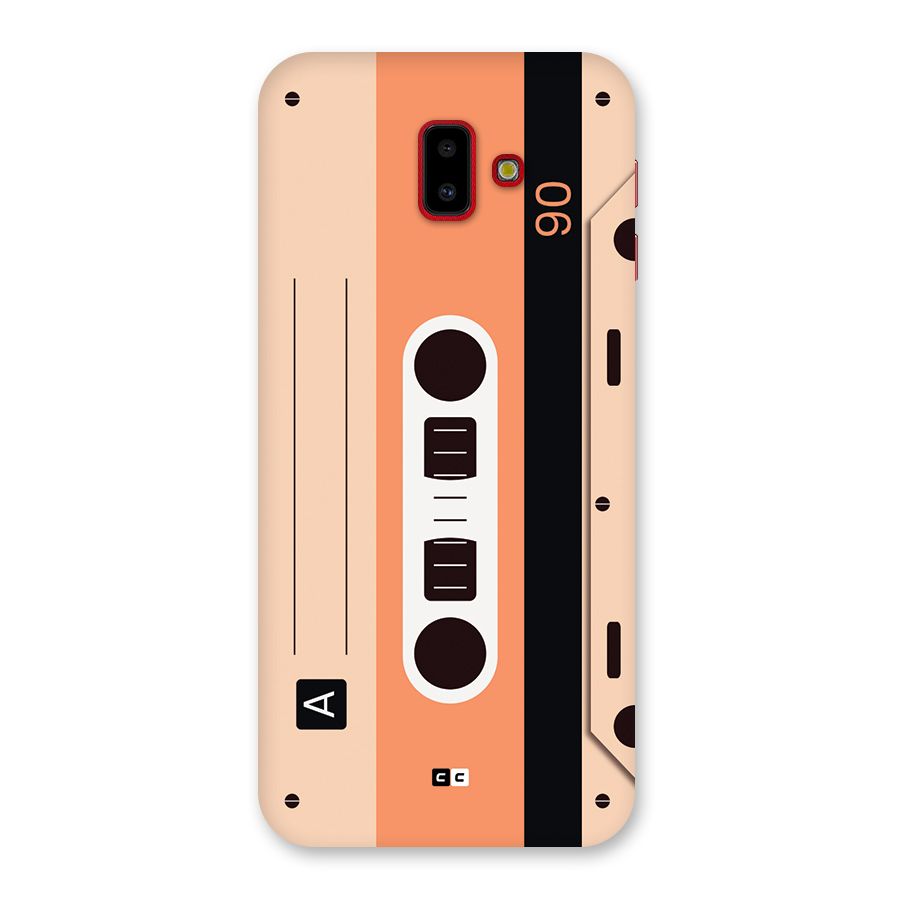 Retro Cassete Back Case for Galaxy J6 Plus
