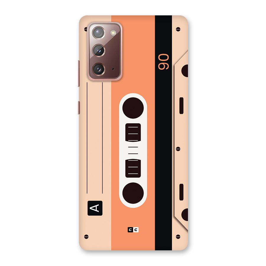 Retro Cassete Back Case for Galaxy Note 20