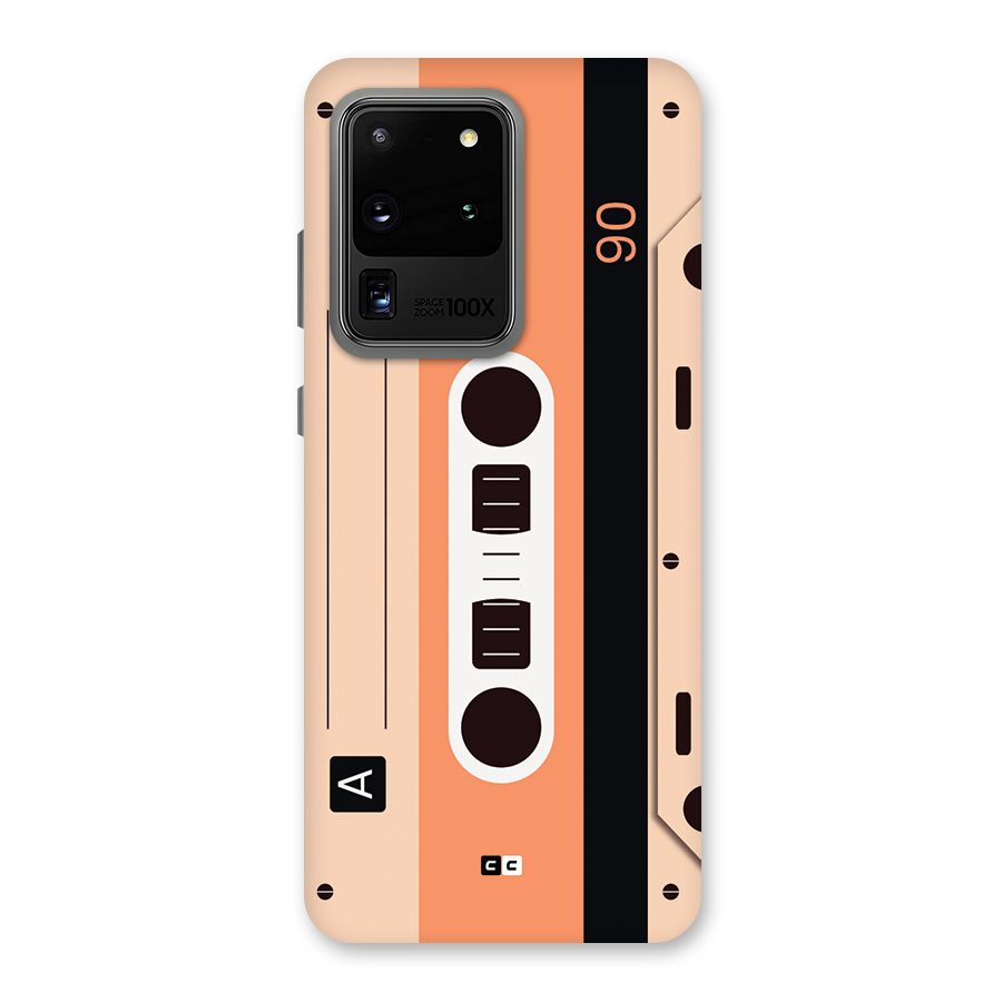 Retro Cassete Back Case for Galaxy S20 Ultra