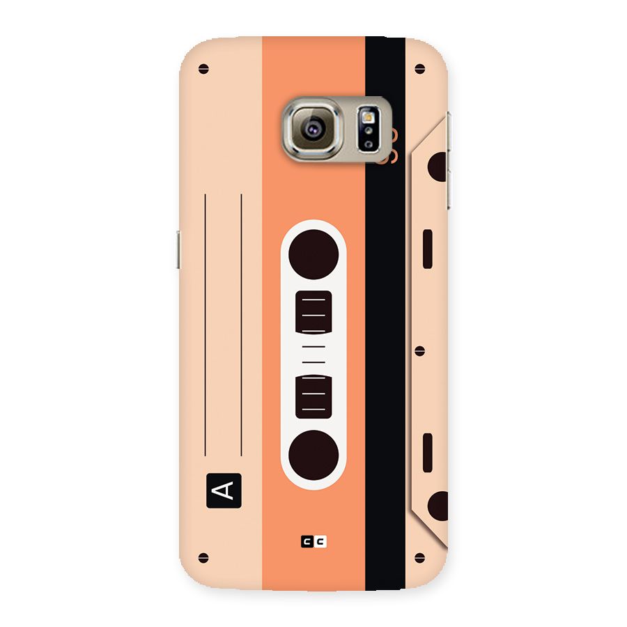 Retro Cassete Back Case for Galaxy S6 edge