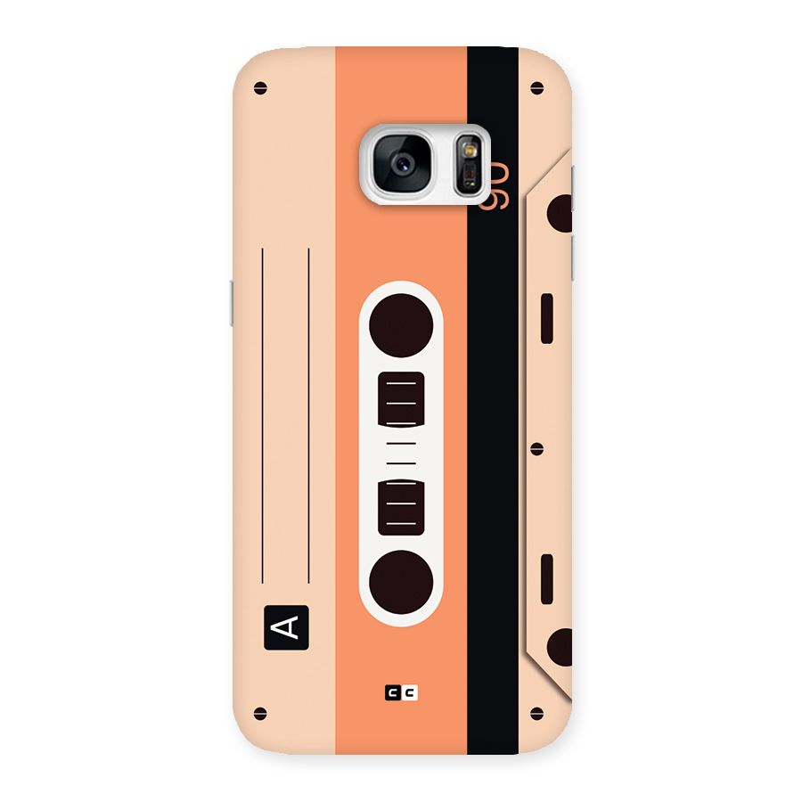 Retro Cassete Back Case for Galaxy S7 Edge