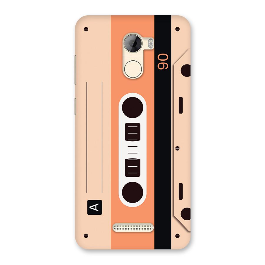 Retro Cassete Back Case for Gionee A1 LIte
