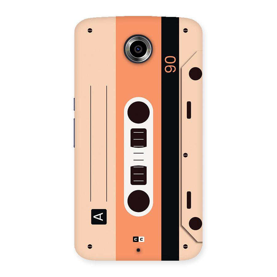 Retro Cassete Back Case for Google Nexus 6