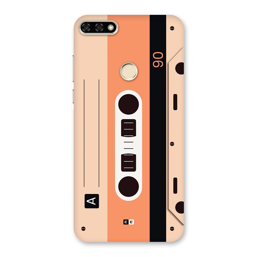 Retro Cassete Back Case for Honor 7A