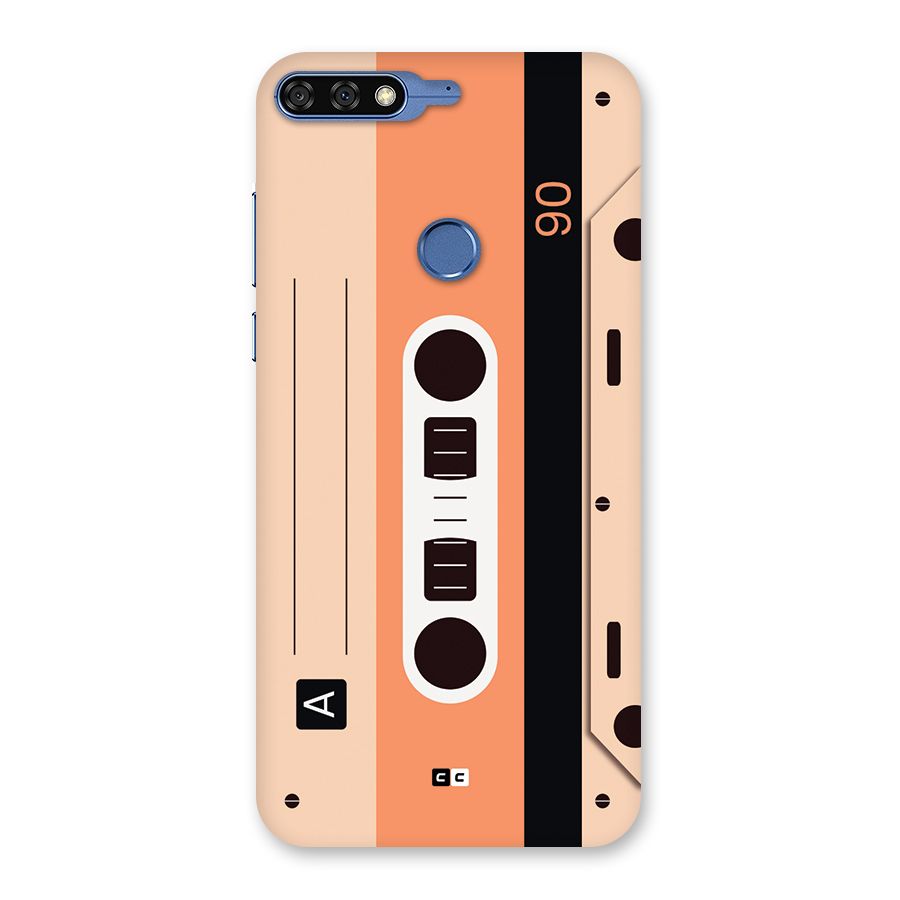 Retro Cassete Back Case for Honor 7C