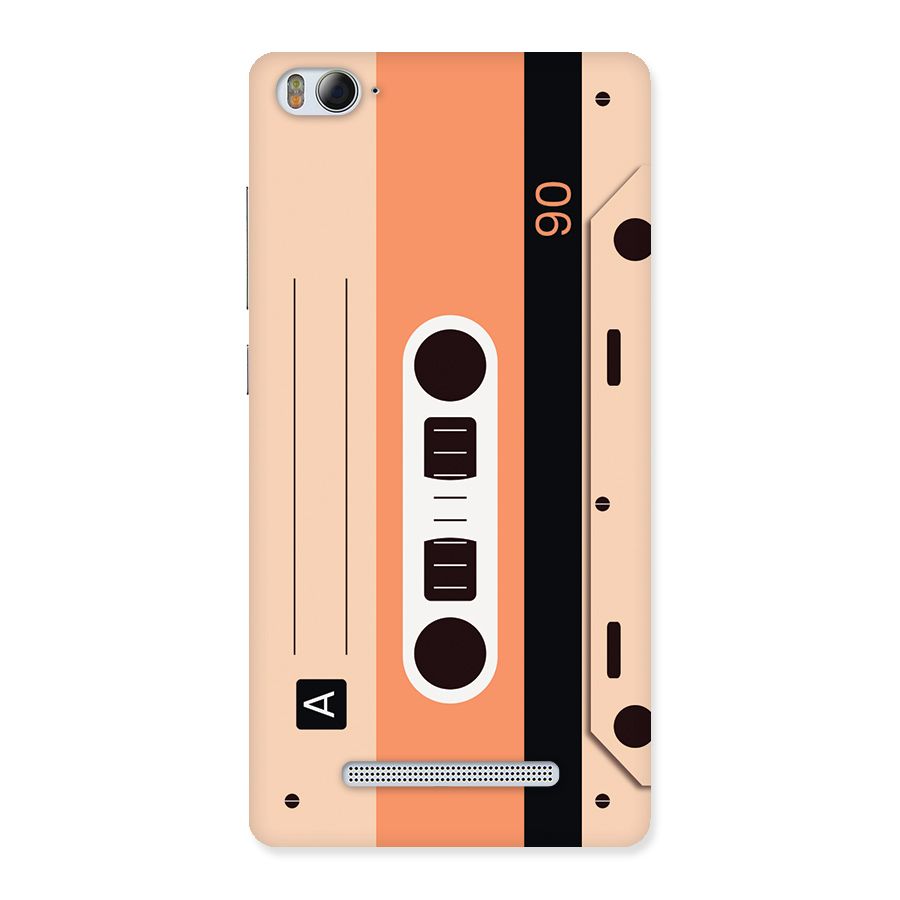 Retro Cassete Back Case for Mi4i