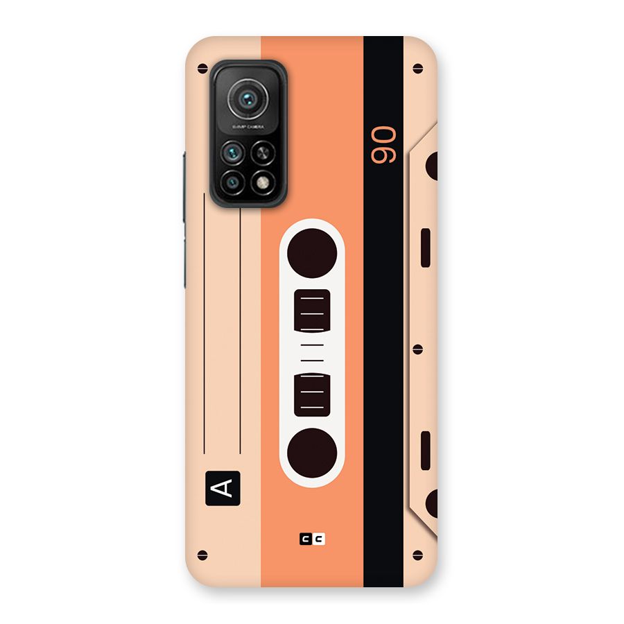 Retro Cassete Back Case for Mi 10T 5G
