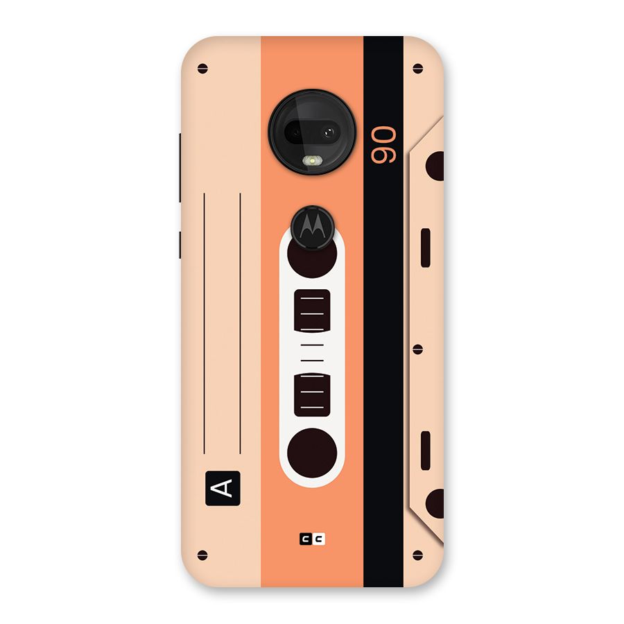 Retro Cassete Back Case for Moto G7