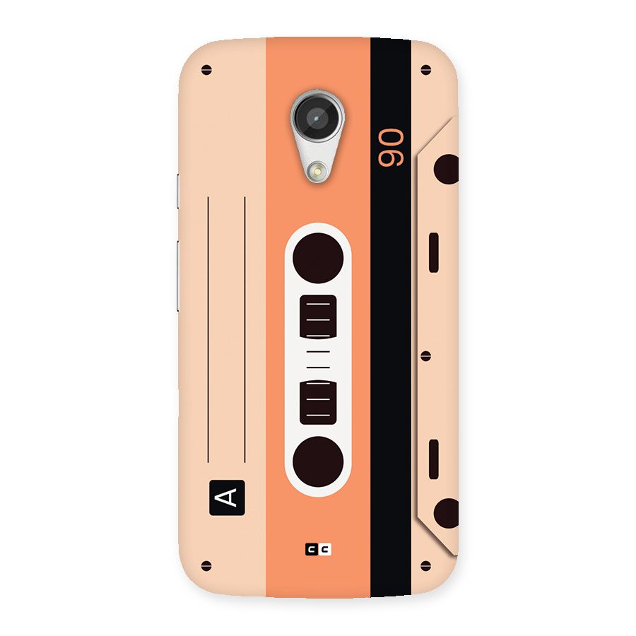 Retro Cassete Back Case for Moto G 2nd Gen