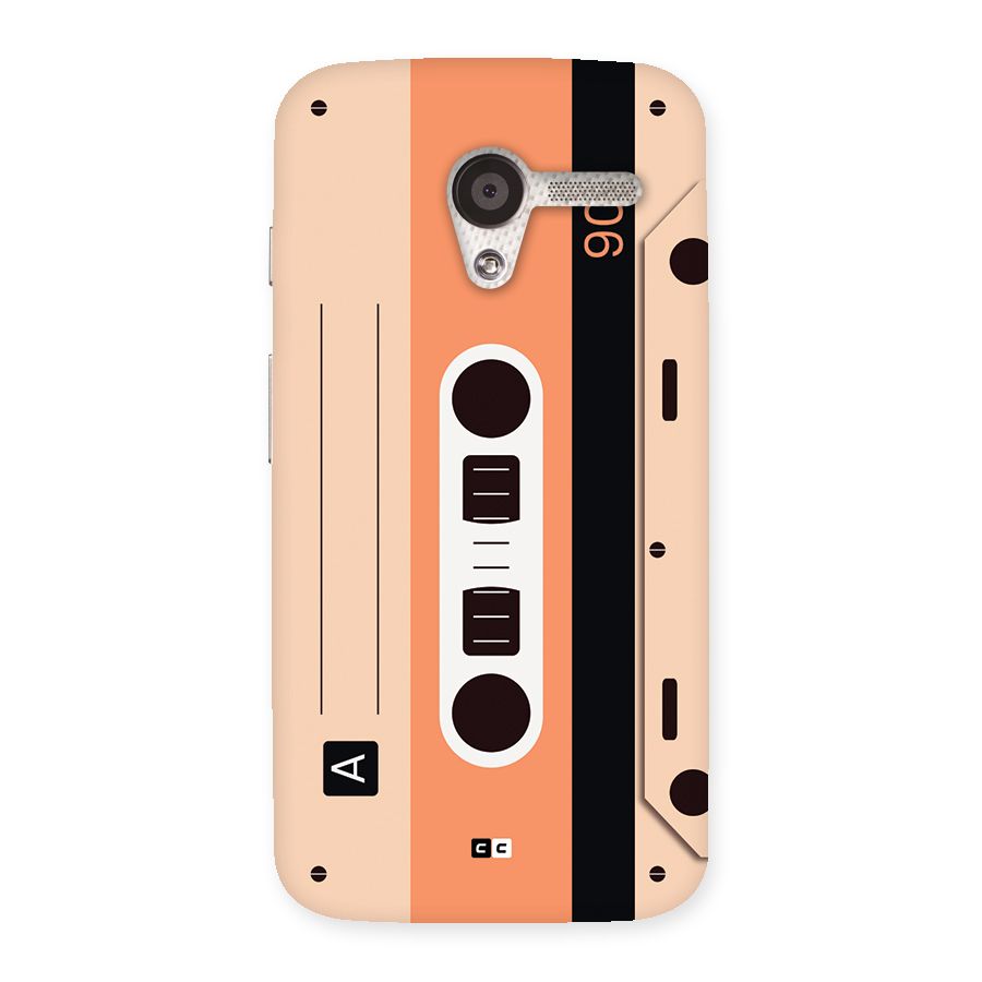 Retro Cassete Back Case for Moto X