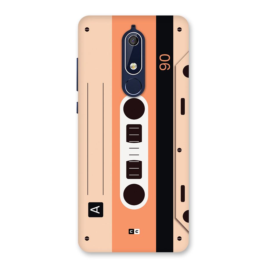 Retro Cassete Back Case for Nokia 5.1