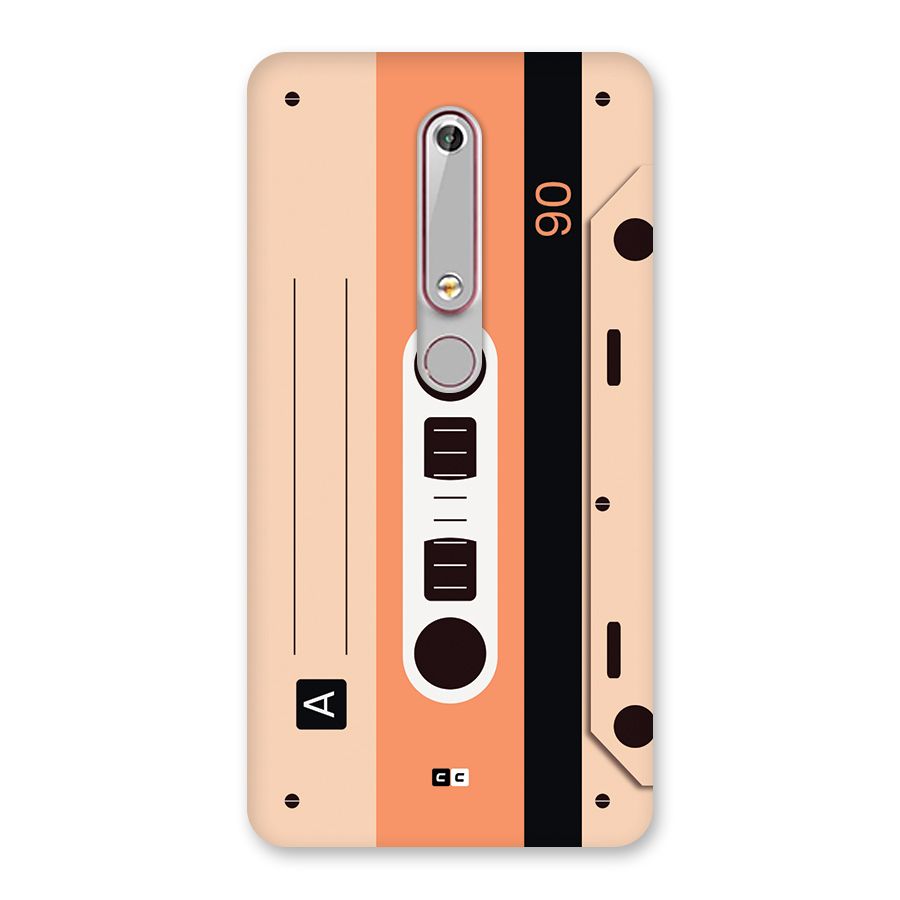 Retro Cassete Back Case for Nokia 6.1