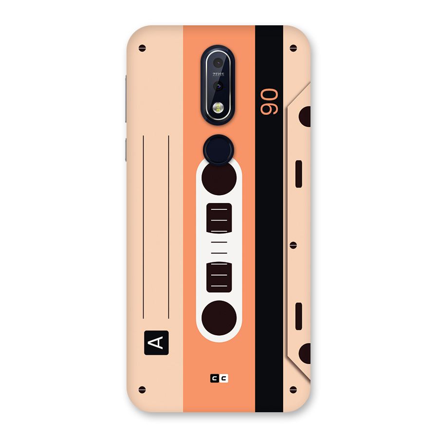 Retro Cassete Back Case for Nokia 7.1