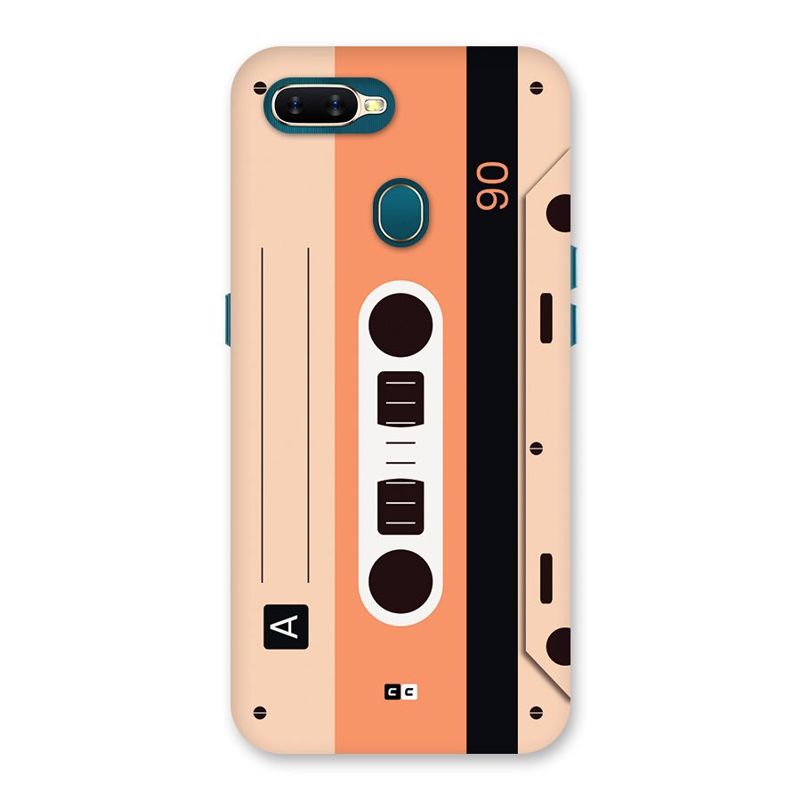 Retro Cassete Back Case for Oppo A12