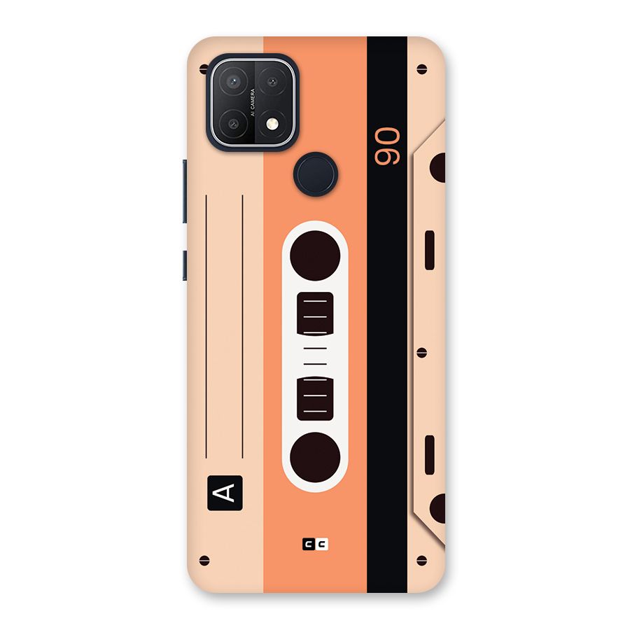 Retro Cassete Back Case for Oppo A15