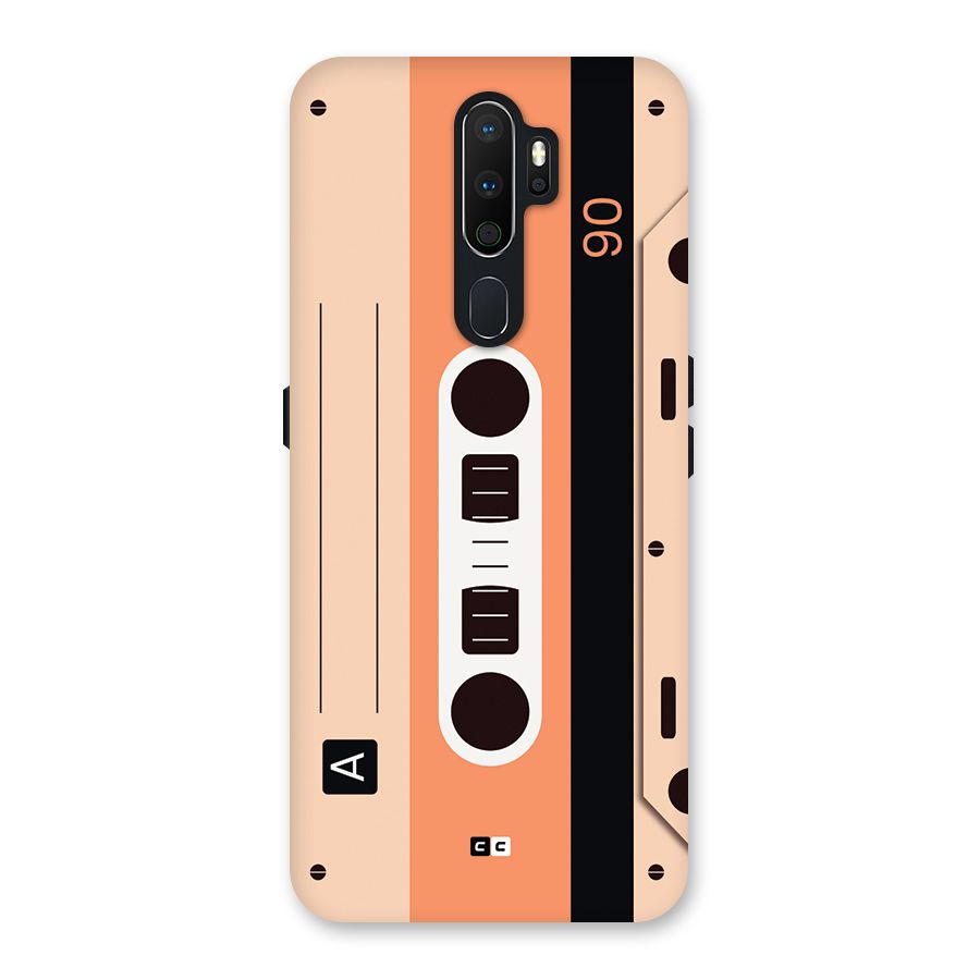 Retro Cassete Back Case for Oppo A5 (2020)