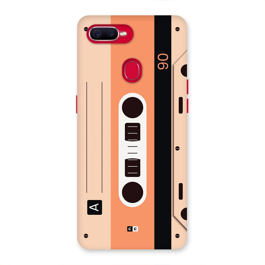 Retro Cassete Back Case for Oppo F9 Pro