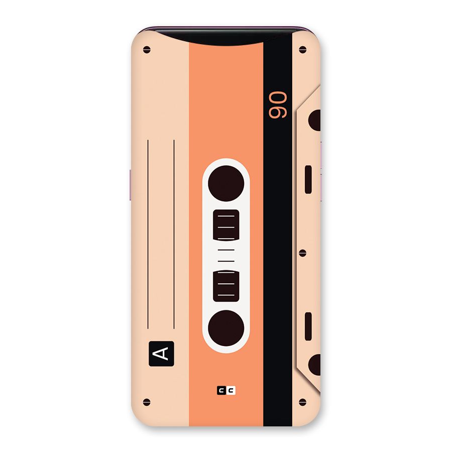 Retro Cassete Back Case for Oppo Find X