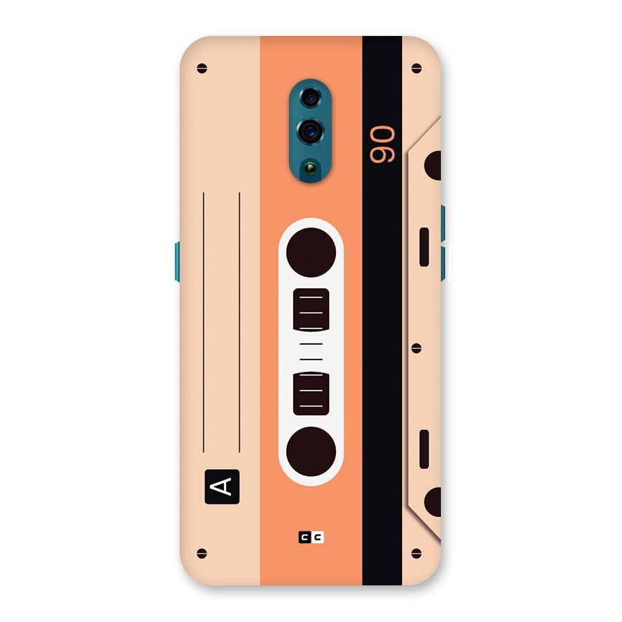 Retro Cassete Back Case for Oppo Reno